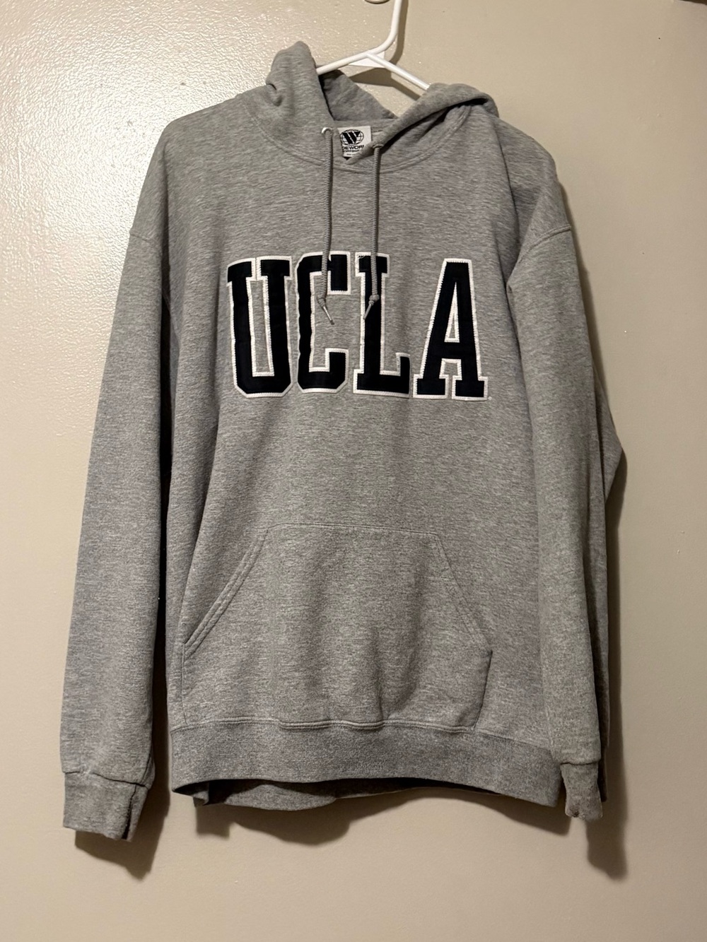 UCLA Gray Hooded Sweatshirt - Collegiate Pullover